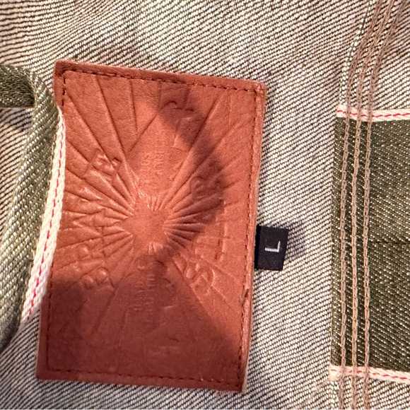 Men's Brave star Mojave olive Denim Jacket - Picture 7 of 8